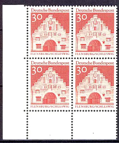 493 ouvrages de construction grand 30 Pf Eck-Vbl. ul ** post-fraîchissement