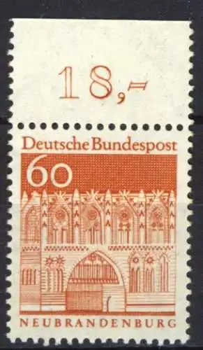 496 bâtiments grands 60 Pf Oberrand ** frais de port