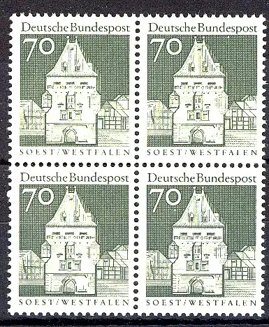 497 bâtiments de grande taille 70 pf Quadruple ** frais de port