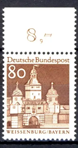 498 grandes structures 80 Pf Oberrand ** post-fraîchissement