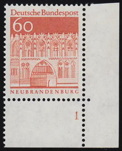 496 Bauwerke 60 Pf Treptower Tor ** FN1