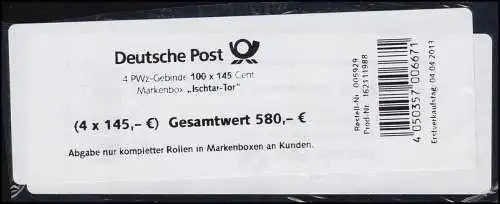 3002 Ischtar-Tor mit Banderolen-Überklebung: Prod.-Nr. 1621 11988 auf 1620 20118