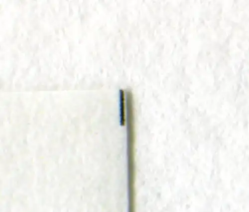 47 MH Winterolympiade, Schnittmarkierungen an HBL-Oberkante links UND rechts, **