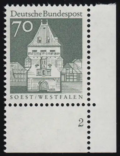 497 Bauwerke 70 Pf Osthofentor ** FN2