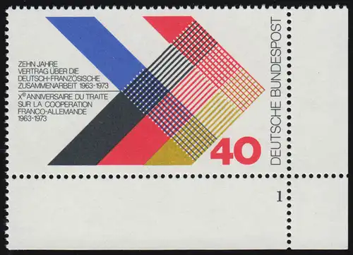 753 Traité de coopération franco-allemande ** FN1