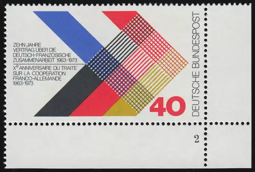 753 Traité de coopération franco-allemande ** FN2