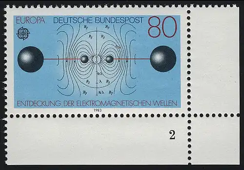 1176 Europa menschlicher Geist 80 Pf ** FN2