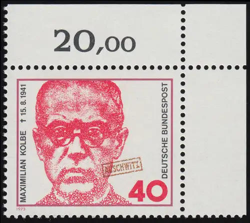 771 Maximilian Kolbe ** Ecke o.r.