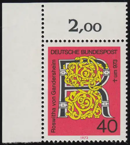 770 Roswitha von Gandersheim ** Ecke o.l.