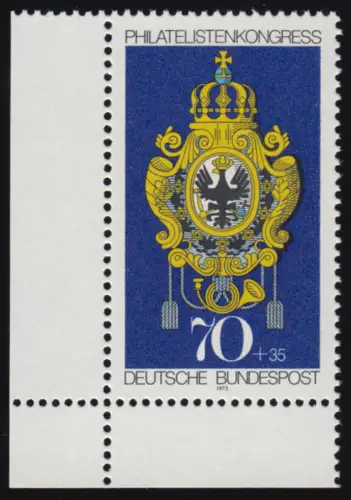 765 Congrès Association philatéliste 70+35 Pf ** coin et l.