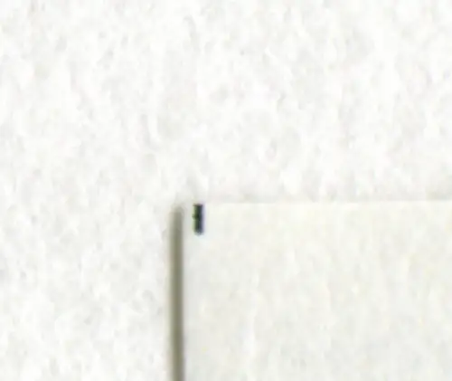 47 MH Winterolympiade 2002, Schnittmarkierung HBL-Oberkante links, ESSt BONN