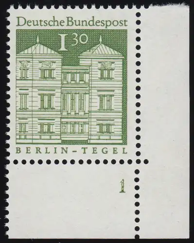 502 Bâtiments 1,30 FF Château de Tegel ** FN1