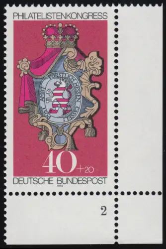 764 Kongress Philatelistenverband 40+20 Pf ** FN2