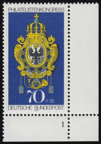 765 Kongress Philatelistenverband 70+35 Pf ** FN1