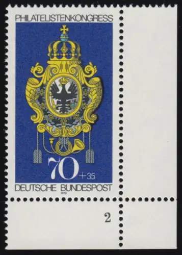 765 Kongress Philatelistenverband 70+35 Pf ** FN2