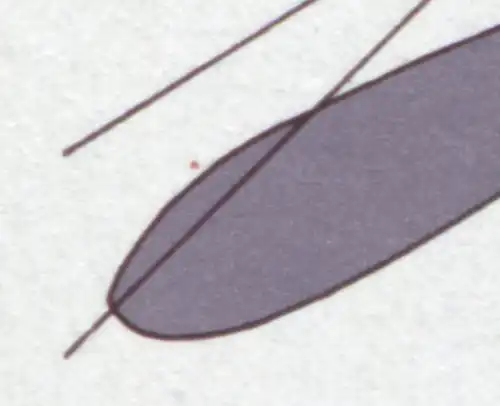 Bloc 41 du timbre avec PLF rouge au-dessus de l'hélice, ESSt Berlin