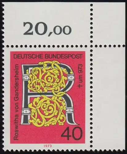 770 Roswitha von Gandersheim ** Ecke o.r.