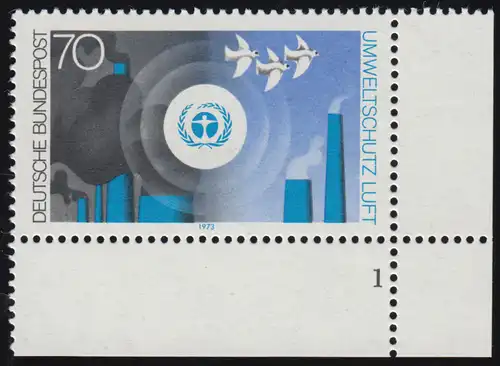 777 Umweltschutz 70 Pf Luftreinhaltung ** FN1