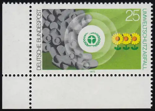 774 Environnement 25 Pf Elimination des déchets ** Coin et l.