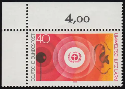 776 Environnement 40 Pf Lutte contre le bruit ** Coin o.l.