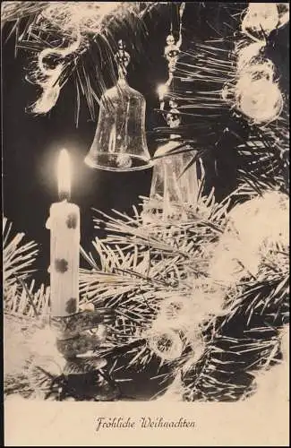 Landpost Rotteslsdorf sur LUTHERSTADT EISLEBEN 20.12.1961 sur AK Noël