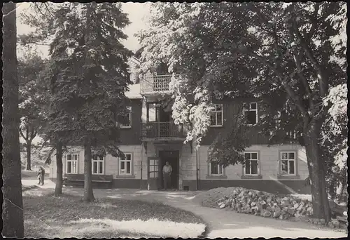 Landpost Neudorf (Erzgebirge), ANNABERG-BUCHHOLZ 1961 auf AK Sanatorium 