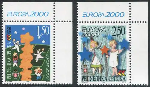 Union européenne 2000: Bosnie-Herzégovine (République serbe) 167-168 phrases Coin o.r. **