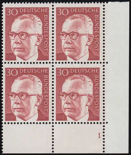 638 Gustav Hinemann 30 Pf ** Vbl FN1