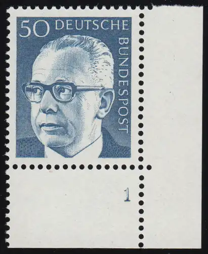 640 Gustav Heinemann 50 Pf ** FN1