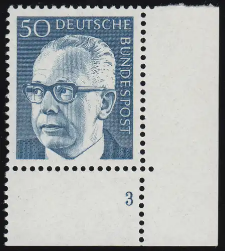 640 Gustav Heinemann 50 Pf ** FN3