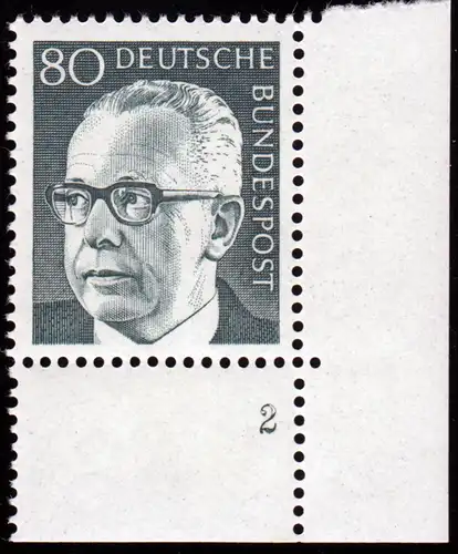 642 Gustav Hinemann 80 Pf ** FN2