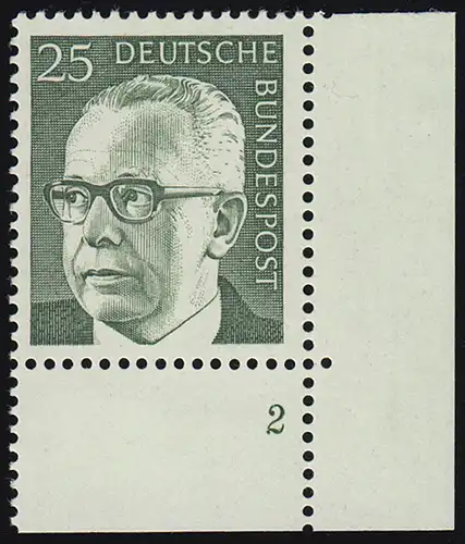 689 Gustav Hinemann 25 Pf ** FN2