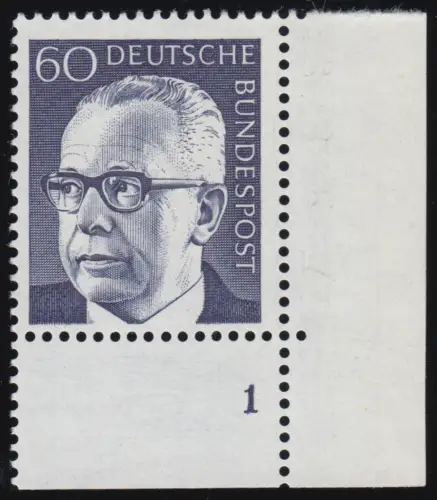 690 Gustav Hinemann 60 Pf ** FN1