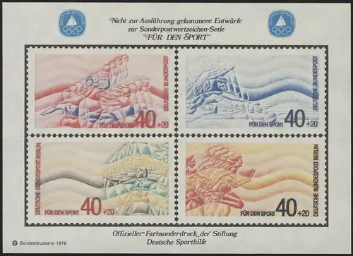 Sporthilfe Sonderdruck II 1979: Handball Rudern Bogenschießen / Querformat