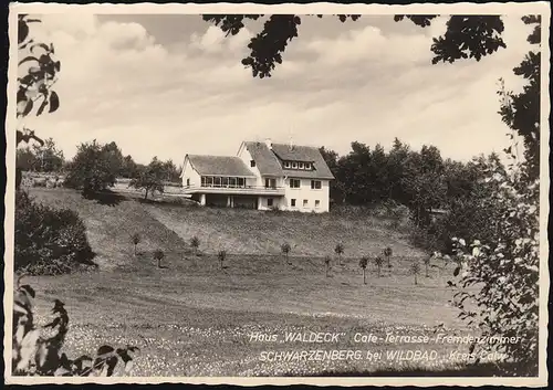 Post de campagne 14b Oberlengenhardt sur CALW 16.11.1961 sur AK Maison Waldeck