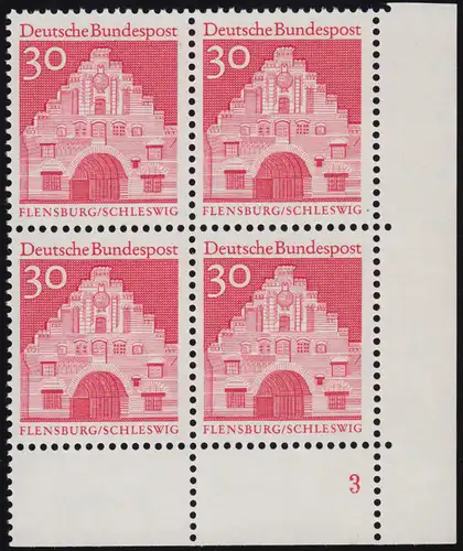 493 Constructions 30 Pf Porte du nord rouge ** Vbl FN3