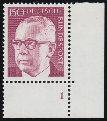 730 Gustav Hinemann 150 Pf ** FN1