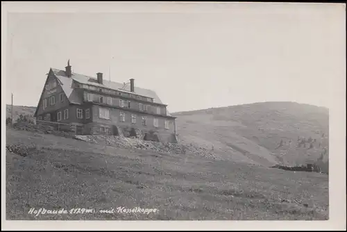 BS rouge Hofbaude au chaudron sur AK approprié, SSTO HÖTERNELBE 10.10.1943