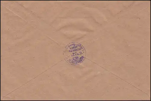 Dienstmarken Bayern mit Aufdruck im Paar auf Brief Gemeinderat SULZTHAL 16.1.22