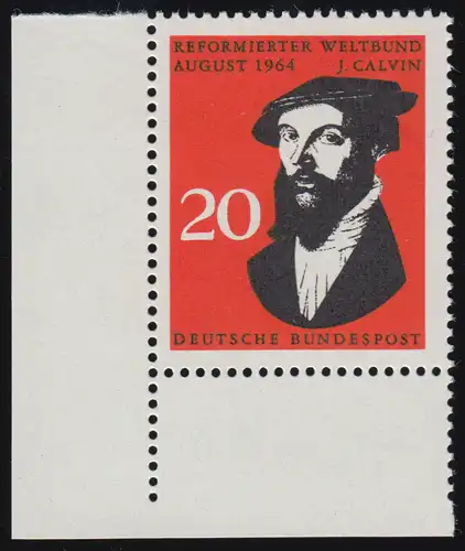 439 Société mondiale réformée Calvin ** Coin et inclinaison 0-8