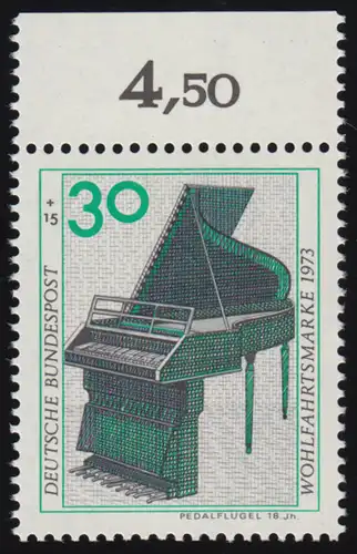 783 Instruments de musique de bien-être 30+15 Pales de pédales ** Haut-rand