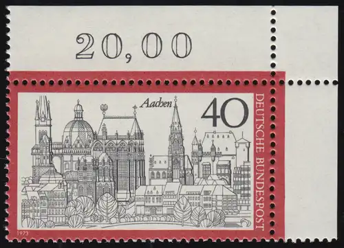 788 Tourisme 40 Pf Aix-la-Chapelle** Coin o.r.