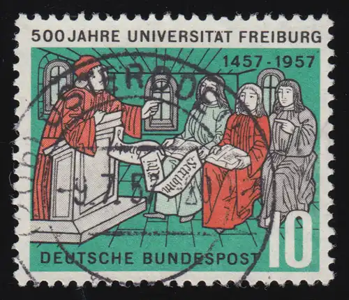 256x Universität - weißes Papier mit PLF III Buchlinie gebrochen, O