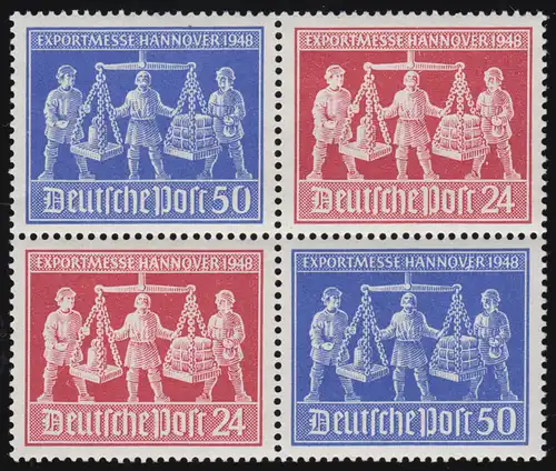969-970 Messe Hannover ZD VZd 1 mit PLF 970VI, ungefaltet, postfrisch **