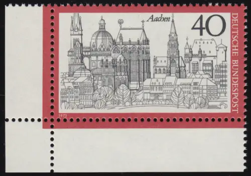 788 Fremdenverkehr 40 Pf Aachen** Ecke u.l.