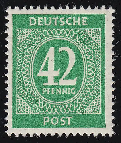 Alliierte Besetzung 930 Ziffer 42 Pf, ** postfrisch
