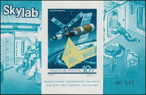 Bloc 101B Station spatiale SKYLAB 1973, bloc non-denté **