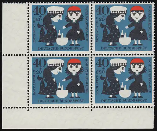 343 Wohn Grimm 40+20 Pf Capoulet rouge ** Eck-Vbl et l. Dennisage dg-1