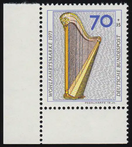 785 Instruments de musique de bien-être 70+35 Pf Pointes de pédale ** coin et l.