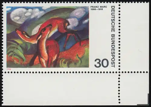 798 Expressionnisme 30 Pf ** Coin et r.